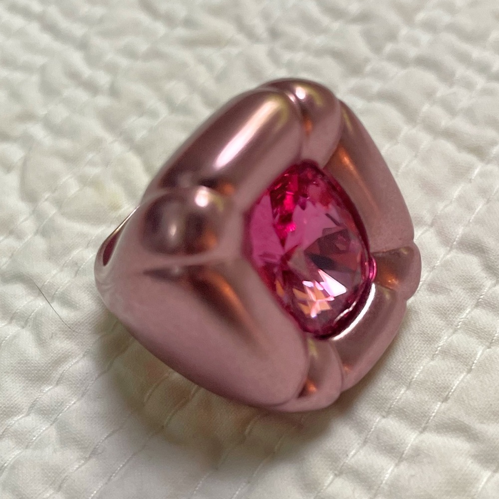 Swarovski Dulcis Cocktail Ring, pink